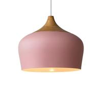 CWVYKNP Lámpara Colgante Rosa Para Habitación Infantil Lámpara De Techo Semiempotrada De Madera Maciza Con Forma De Cúpula, Iluminación Moderna Para Isla De Cocina Lámparas Colgantes De Techo