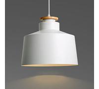 CWVYKNP Lámparas Colgantes Negras Para Isla De Lavabo Lámpara De Techo Industrial Semiempotrada Lámpara Colgante Estilo Edison Mediados De Siglo Pantalla De Madera Para Entrada, Pasillo