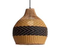CWVYKNP Lámparas De Techo De Ratán Blanco Para Isla De Cocina, Pantalla De Lámpara De Dormitorio De Estilo Japonés Lámparas Colgantes Redondas Hechas A Mano Para Comedor, Sala De Estar