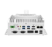 CWWK Mini PC i7 1255U, Computadora Mini Industrial, 2 x COM RS232/RS485/RS422, PC Micro Empotrable en Riel DIN, 2 x LAN Gigabit i210AT, SIN RAM/SSD/SO, GPIO, NVMe, SIM, 9-36V