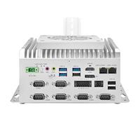 CWWK Mini PC i7 1255U, Computadora Mini Industrial, 6 x COM RS232/RS485/RS422, PC Micro Empotrable en Riel DIN, 2 x LAN Gigabit i210AT, GPIO, NVMe, SIM, 9-36V, SIN RAM/SSD/SO
