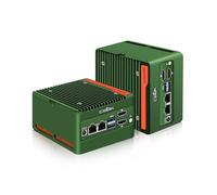 CWWK N355 Mini PC (Upgraded N305) X86-P6 Pocket-NAS, 4 x M.2 NVMe Mini Computer with 2 x i226-V 2.5GbE LAN, Barebone Micro PC DDR5 NO RAM/SSD/OS, WiFi7/BT5.4 Expandable, 2-Display