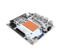 CWWK N7 NAS Motherboard 8 Bay con 2 x 10GbE RJ45 LAN, Ryzen 7 8845HS CPU Mini ITX Placa Base Blanca, 2 x NVMe PCIe4.0 x4, USB4 40Gbps, DDR5 NO RAM NO SSD, PCIe x16 Slot, HD/DP2.1