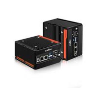 CWWK X86-P6 N150 Mini PC Pocket-NAS, 4 Bay M.2 NVMe Mini Computer mit 2 x i226-V 2.5GbE LAN, Micro PC Barebone DDR5 NO RAM/SSD/OS, Support WiFi7/BT5.4 Expandable, 2-Display, USB3.2