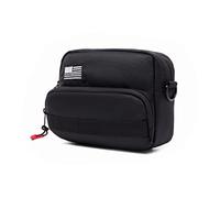 CWXEDN Bolsa para Manillar de Motocicleta, Bolsa de Herramientas con Bandera Americana, Bolsa Universal para Horquilla, Bolsa de Manillar de Bicicleta, Bolsa de Accesorios de Almacenamiento Frontal