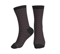 CWYHDUDOH Calcetines deportivos unisex con estampado de plumas de pavo real, ajuste moderno, para correr, gimnasio, entrenamiento, uso diario, 3 Negro, Altoa única