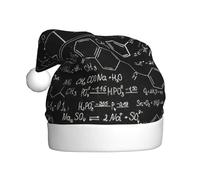 CWYHDUDOH Sombrero de Navidad con impresión 3D de ciencia y química, para adultos, Navidad, para vacaciones, Año Nuevo, celebraciones, fiestas, decoración de temporada