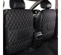CWYLF 2 Piezas Protector Asiento Coche Niños para Ford Ranger Raptor 2013-2022 2023, Almohadilla antipatadas con Almacenamiento Que Protege la tapicería del Barro,Black