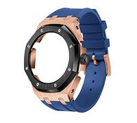 CWZZWS 5rd Kit Silicone Watch Band Strap Metal Bisel Models para GA2100/GA2110, accesorios de reemplazo de modificación de relojes para hombres Conjunto, banda de caja con herramientas