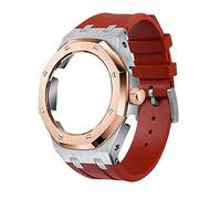 CWZZWS 5rd Kit Silicone Watch Band Strap Metal Bisel Models para GA2100/GA2110, accesorios de reemplazo de modificación de relojes para hombres Conjunto, banda de caja con herramientas