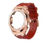 CWZZWS 5rd Kit Silicone Watch Band Strap Metal Bisel Models para GA2100/GA2110, accesorios de reemplazo de modificación de relojes para hombres Conjunto, banda de caja con herramientas