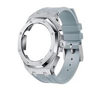 CWZZWS 5rd Kit Silicone Watch Band Strap Metal Bisel Models para GA2100/GA2110, accesorios de reemplazo de modificación de relojes para hombres Conjunto, banda de caja con herramientas