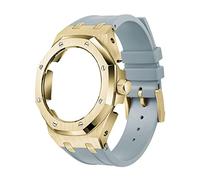 CWZZWS 5rd Kit Silicone Watch Band Strap Metal Bisel Models para GA2100/GA2110, accesorios de reemplazo de modificación de relojes para hombres Conjunto, banda de caja con herramientas