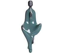 CWZZWS Adornos Feng Shui Adornos pequeños Buddha Estatua figurita, esculturas de Monje de cerámica decoración del hogar Decoraciones Zen Modernas Hechas a Mano, Adornos de artesanía, Adornos,