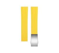 CWZZWS Banda de correa de goma fluorina de liberación rápida Hombres y mujeres Band de reloj de goma FKM 18 mm 19 mm 20 mm 21 mm 22 mm Diseño personalizado Su propio logotipo en la hebilla