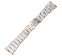 CWZZWS Banda de reloj de acero inoxidable para correa de reloj 15 mm de 17 mm 18 mm 23.0 mm 25 mm Solid Metal Watch Band de acero Pulsera de acero