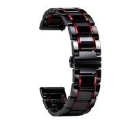CWZZWS Banda de reloj de cerámica de acero inoxidable Reloj Strap Mujeres Fashion Fashion Release Watch Band