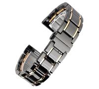 CWZZWS Banda de reloj de cerámica de lanzamiento rápido para hombres y mujeres compatibles con relojes inteligentes y relojes de cuarzo