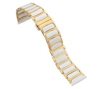 CWZZWS Banda de reloj de cerámica de lanzamiento rápido para hombres y mujeres compatibles con relojes inteligentes y relojes de cuarzo