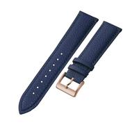 CWZZWS Banda de reloj de cuero 16 mm 18 mm 20 mm 22 mm de vigilancia de 24 mm compatible con banda de vigilancia de pulsera para mujeres (Lightbrown-s, 18 mm)