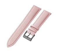 CWZZWS Banda de reloj de cuero 16 mm 18 mm 20 mm 22 mm de vigilancia de 24 mm compatible con banda de vigilancia de pulsera para mujeres (Lightbrown-s, 18 mm)