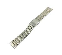 CWZZWS Banda de reloj de reemplazo de acero inoxidable de metal Banda de muñeca plana de muñeca de muñeca plateada, pulsera de plata, 12 14 16 18 20 20 mm Pulsera