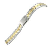 CWZZWS Bandas de reloj de acero inoxidable para 1853 T049 T049410A Tissot PR100 Serie Solid Metal Store Band de 19 mm de 19 mm