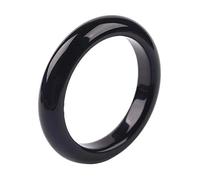 CWZZWS Bangle de jade de damas, brazalete de brazalete de jade natural, brazalete de calcedonia negra vintage, para mujeres, para familiares o amigos, con caja de joyería, 56-64 mm (60 mm)