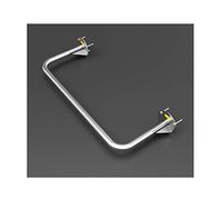 CWZZWS Barras de pulverización Barra Horizontal de Pared, Poste de Pull-up de la Pared montada en la Pared, Equipo de Aptitud de Pared de Acero Inoxidable, Base Reforzada, Segura y Firme, Carga 200