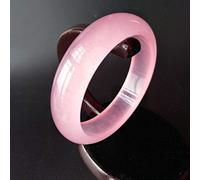 CWZZWS Brazalete de brazaletes para mujeres, pulsera de jade de cuarcita rosa, jade de moda y exquisita, adecuada como para mujeres, joyas, 54-62 mm (56 mm)