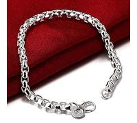 CWZZWS Cadena de Caja de 3,0 mm para Mujer.