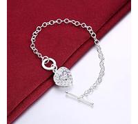 CWZZWS Colgante de corazón de Cristal para Mujer, Regalos de Boda.