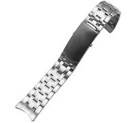 CWZZWS Correa de Acero Inoxidable para Hombres de 18 mm, 20 mm, 22 mm Accesorios de Acero Inoxidable para Brazalete de Correa Deportiva de liberación rápida