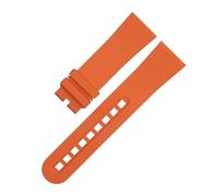 CWZZWS Correa para Reloj blancpain Fifty fathoms 5000 5015, Repuesto de Pulseras Negras de Goma fluorada de 23,0mm, Correas de Reloj Suaves