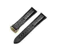 CWZZWS Crocodile Watchband Compatible con Rado Dia Master Coupole Series R22861165 R14129116 Reloj Strap Men Mujeres Pulsera de 19 mm (Rosegold marrón, 19 mm)
