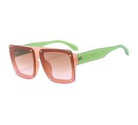 CWZZWS Gafas de Sol Mujeres Hombres Vintage PC Lente Marco Gafas UV400