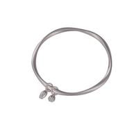 CWZZWS joyería de Las Mujeres Accesorios para niñas Pulsera de Plata, Brazalete de Plata de Ley 925 Vintage para Mujer Anillo Simple de Loto Pomeg Mobius Charm Joyería de Moda Regalos Regalo de