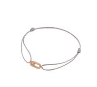 CWZZWS joyería Pulsera con Clip - Pulsera de Pareja Ajustable Deslizante Completa de Cuerda para Mujer Joyería Joyería para niñas