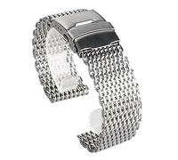 CWZZWS Mira correas, 18 mm 20 mm 22 mm 24 mm Black/Blue/Blue/Rose Gold Acero inoxidable Muñeco Muñeca Banda Moda Moda Banda de reloj, Reemplazo de banda de reloj