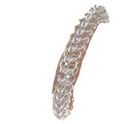 CWZZWS Nueva Pulsera Unisex de Plata de Ley 925 con Acero Inoxidable, Regalos de joyería de quilla de Moda, Accesorios de Moda, Regalo Creativo para Mujeres y Hombres