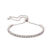 CWZZWS Nuevas Pulseras de Plata de Ley 925 Ajustables con Acero Inoxidable Unisex, Accesorios para Fiestas, Regalos de joyería de circón, Regalo Creativo de Moda para Mujeres y