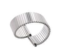 CWZZWS Pulsera de pulsera de muñeca de vigilancia de metal elástica de acero inoxidable de acero de acero inoxidable con herramienta con herramienta