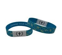 CWZZWS Pulseras pulseras de pulsera portátil con pulsera de verso diario NFC Joyería de verso inspirador