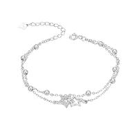 CWZZWS Pulseras Y Pulsera De Cuentas De Vidrio Elegante Acabado Pulido Unisex para Cualquier Ocasión Pendientes Grandes