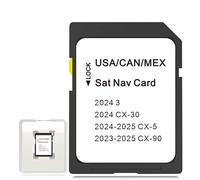 CX-5 - Última actualización de mapa de tarjeta SD de navegación, accesorios de navegación KMV666EZ1B para CX-90 2023-2025, CX-30/3 2024 USA/CAN/MEX Maps