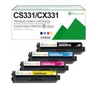 CX331adwe - Cartucho de tóner de repuesto para Lexmark CX331 para impresora Lexmark CS331adwe CX331adwe, 20N0H10 20N0H20 20N0H30 20N0H40, 4.5K páginas, versión mundial