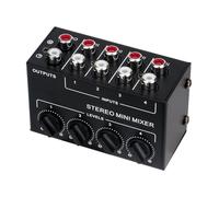 CX400 Mezcladores de sonido de 4 entradas para entusiastas de la música y podcasters gestión de sonido superior