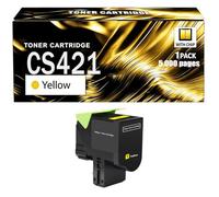 CX421 Cartucho de tóner Alto Rendimiento para Lexmark CX421dn CS521dn CS622de CX421adn CX522ade CX622de CX625adhe CX625ade Impresora con Chip