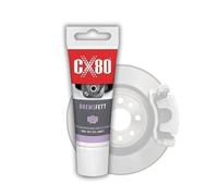 CX80 Grasa especial para pistones de freno, guías y cilindros - Compatible con DOT 3, 4, 5.1 - Anticorrosión de -60 °C a +260 °C - Tubo de 40 g