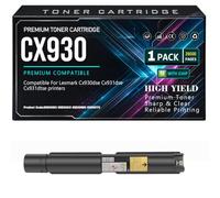 Cx930dse Cx931dse Cartuchos de tóner Compatibles 85D0HK0 85D0HCO 85D0HMO 85D0HY0 Tóner para Lexmark CX930 Cx930dse Cx931dse Cx931dtse Impresoras con Chip Alto Rendimiento